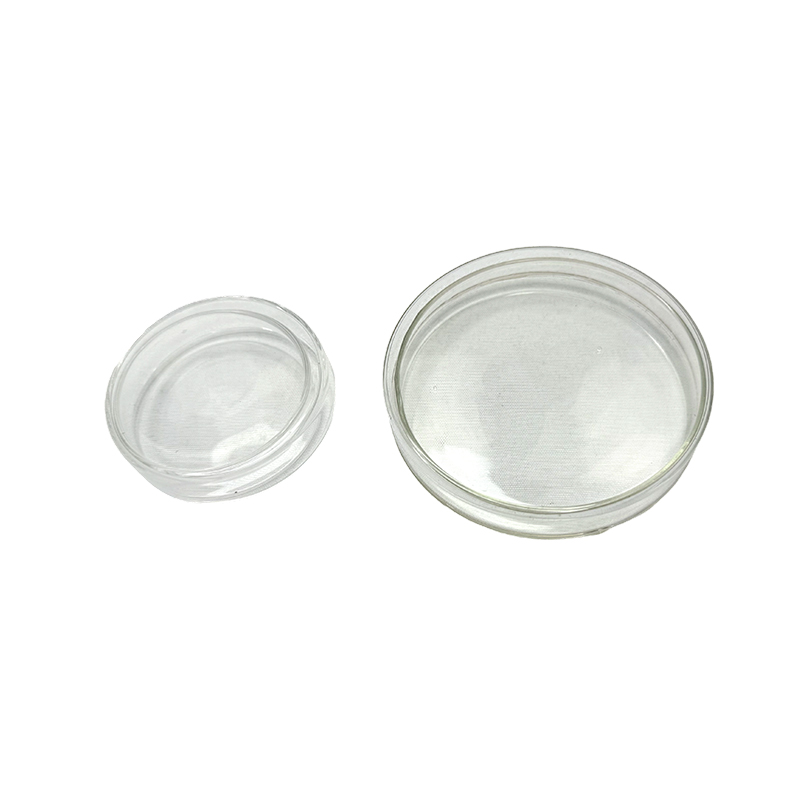Laboratory glass petri dish for cell culture