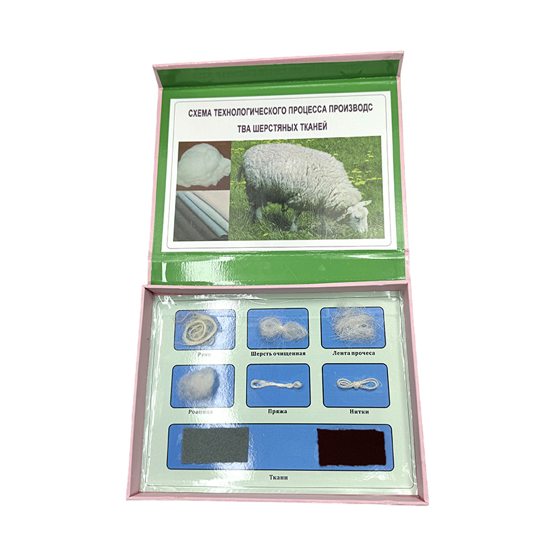 Wool and its processed product specimens